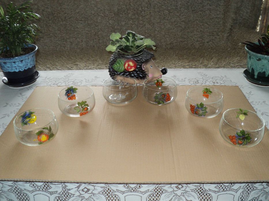 Стъкло - фруктиера - пепелници