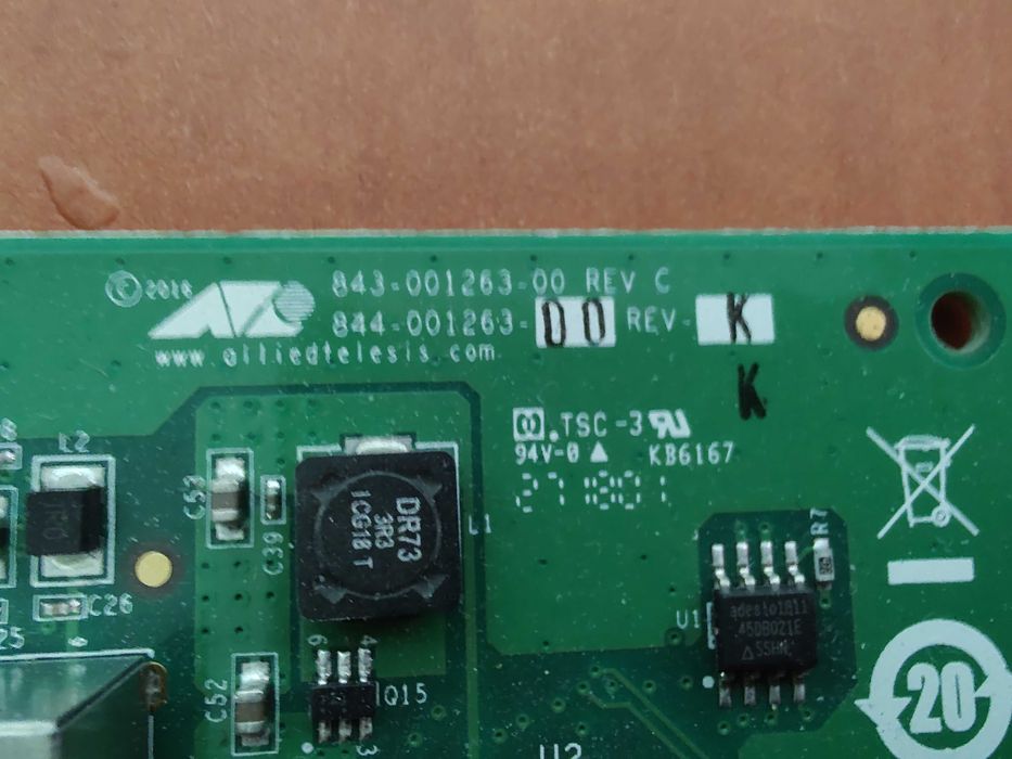 Placă  retea fibra optica FO PCIe Allied Telesis AT-2911SX LC GbE