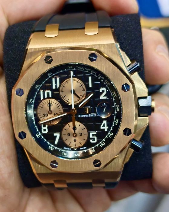 Audemars Piguet Offshore Chronograph Aur Rose 42mm Black  Acte 2020