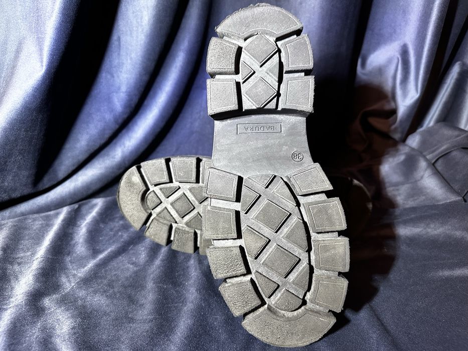 Pantofi Badura negri cu platforma 38