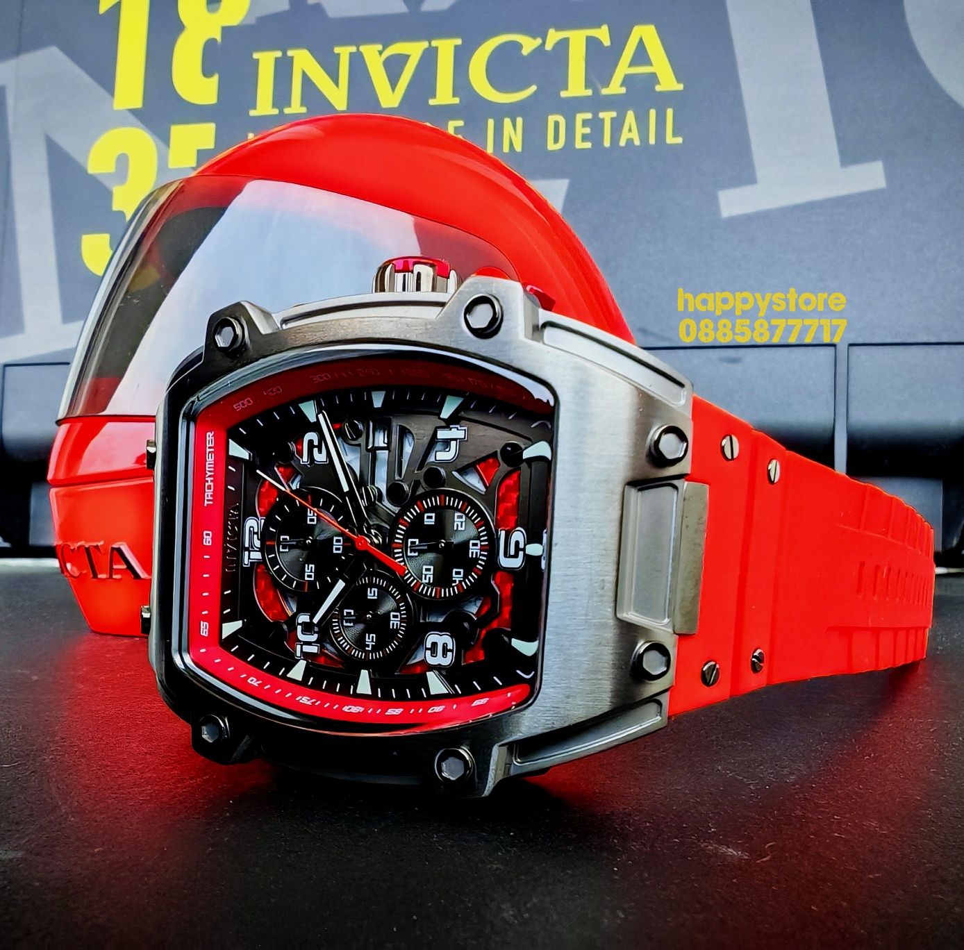 INVICTA S1 Rally Diablo Red , Инвикта нов ръчен часовник