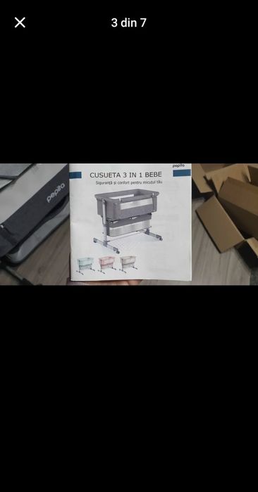 Pătuț cosleep stare perfecta