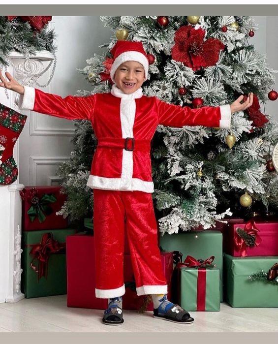 Новогодние костюмы для детей! Костюм санты. Санта