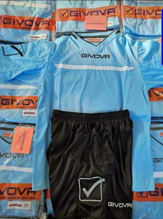 Echipament de fotbal tricou, sort Givova copii original made in Italy