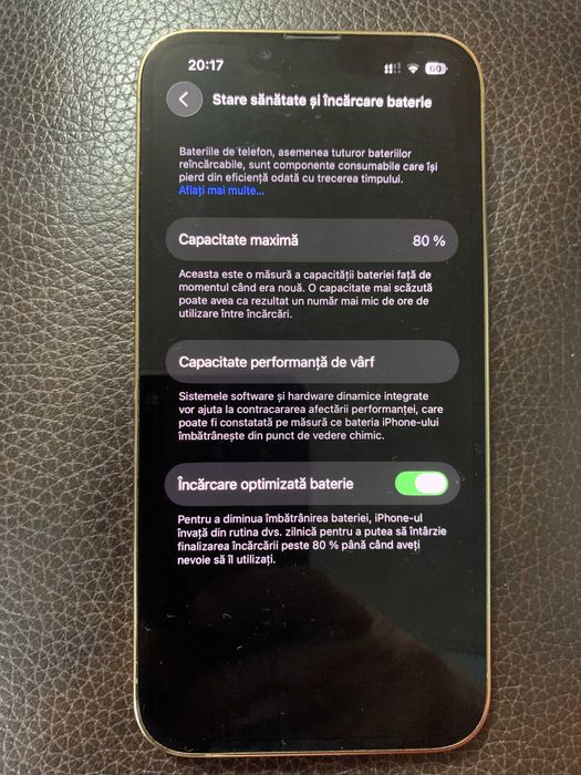 Vand iPhone 13 PRO, 256 GB, Gold, in stare excelenta!