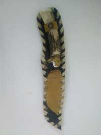 Продавам уникален антикварен ловен нож с месингова глава на змия