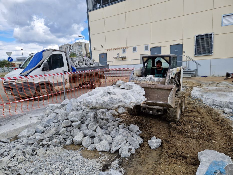 Taiere beton,asfalt, sparg beton,piconare beton nisip pietriș moloz