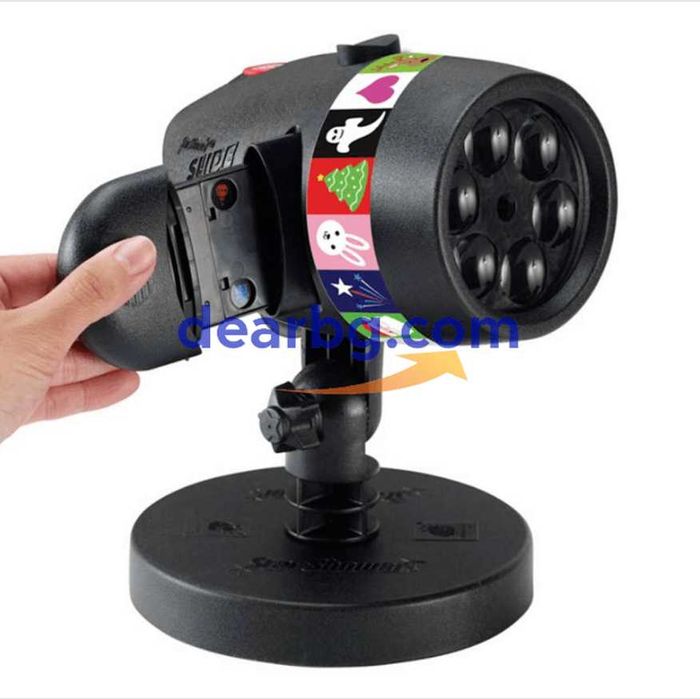 Светлинен Празничен LED Проектор SLIDE с 12бр. приставки