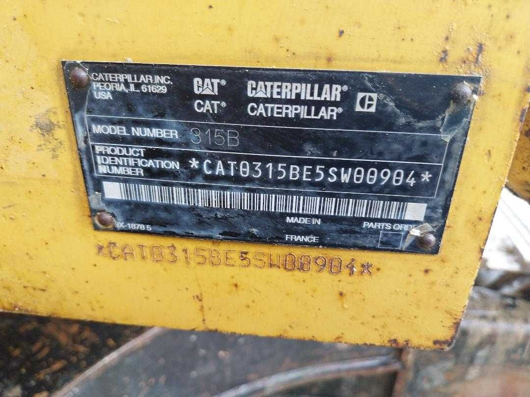 Excavator Caterpillar/Cat 315 B/variante/schimb