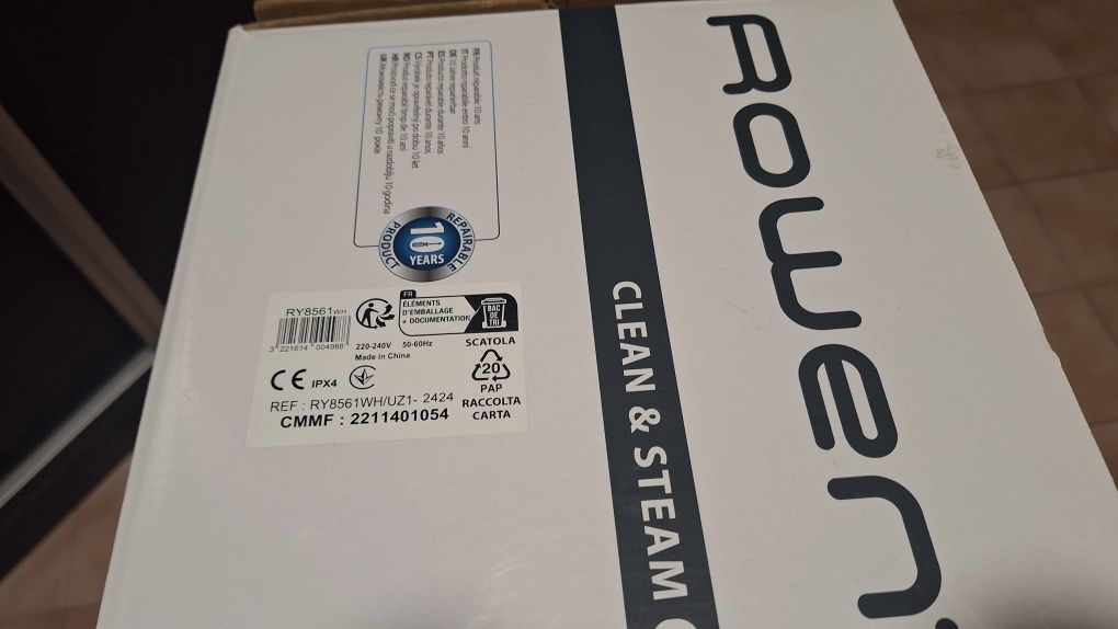 Прахосмукачка и парочистачка ROWENTA RY8561WH CLEAN&STEAM MULTI