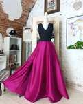 Rochie eleganta tafta și dantela