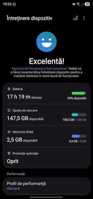 Samsung Galaxy S23 Ultra – 256GB, 8GB RAM, stare excelentă, baterie fo