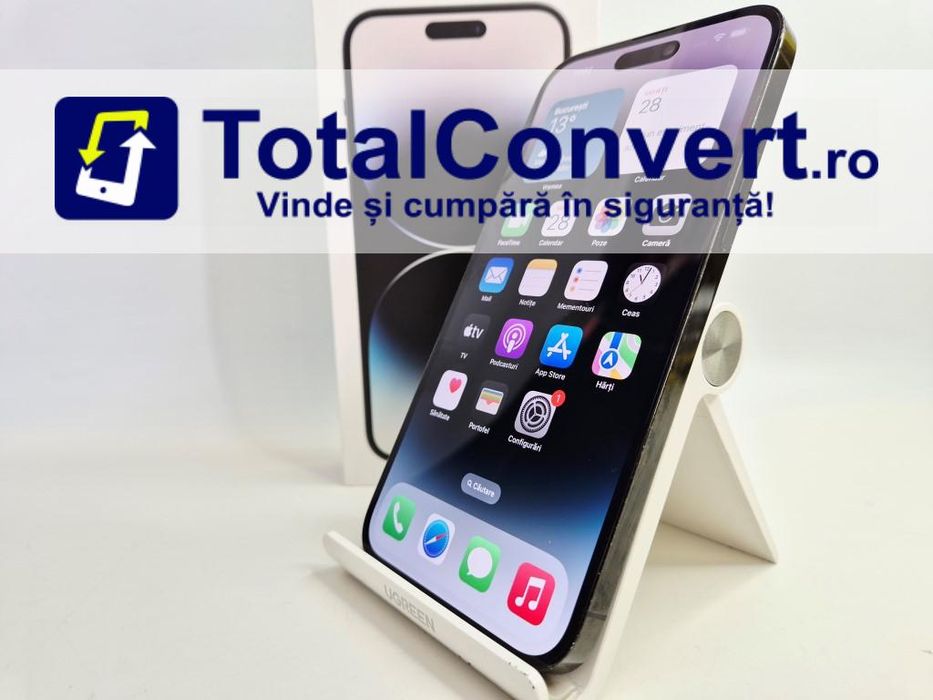 Apple iPhone 14 Pro Max 128GB Space Black, Garantie 24 luni | #R87994