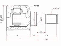 Шрус, граната внутренний  Chevrolet Matiz
