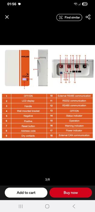 Baterie  5 kw  powland