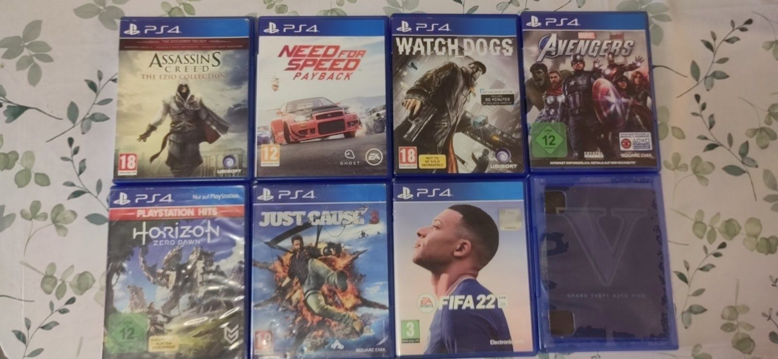 Продавам игри за playstation 4