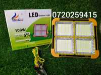 Proiector led Camping, Pescuit 100W - 12V  - 6000K-6500K