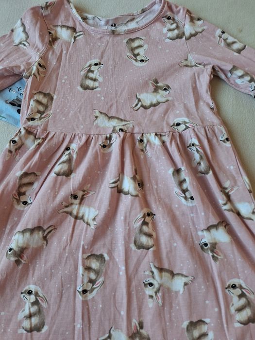 Нови роклички с дълъг ръкав размер 116 (5-6 години)