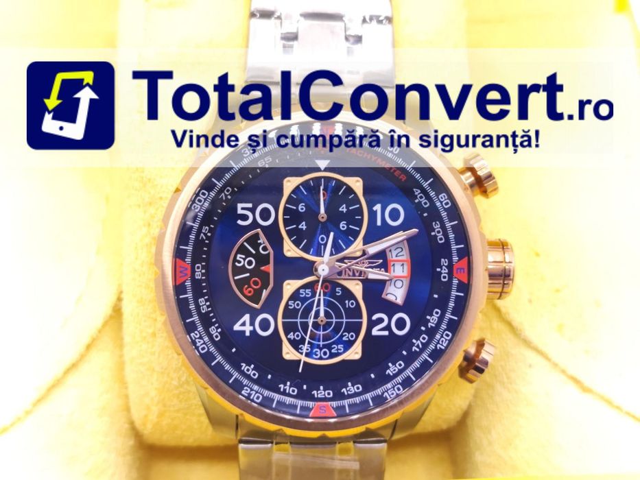 Invicta Aviator Chronograph 17203, Garantie 24 luni | #D88721
