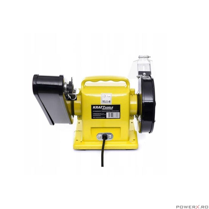 Polizor cu piatra si banda abraziva smirghel, 1800 W, 220V, Kraft