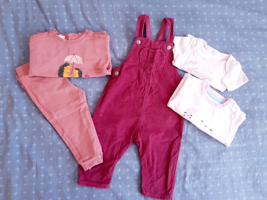 Lot bebe fetita mar. 74 80