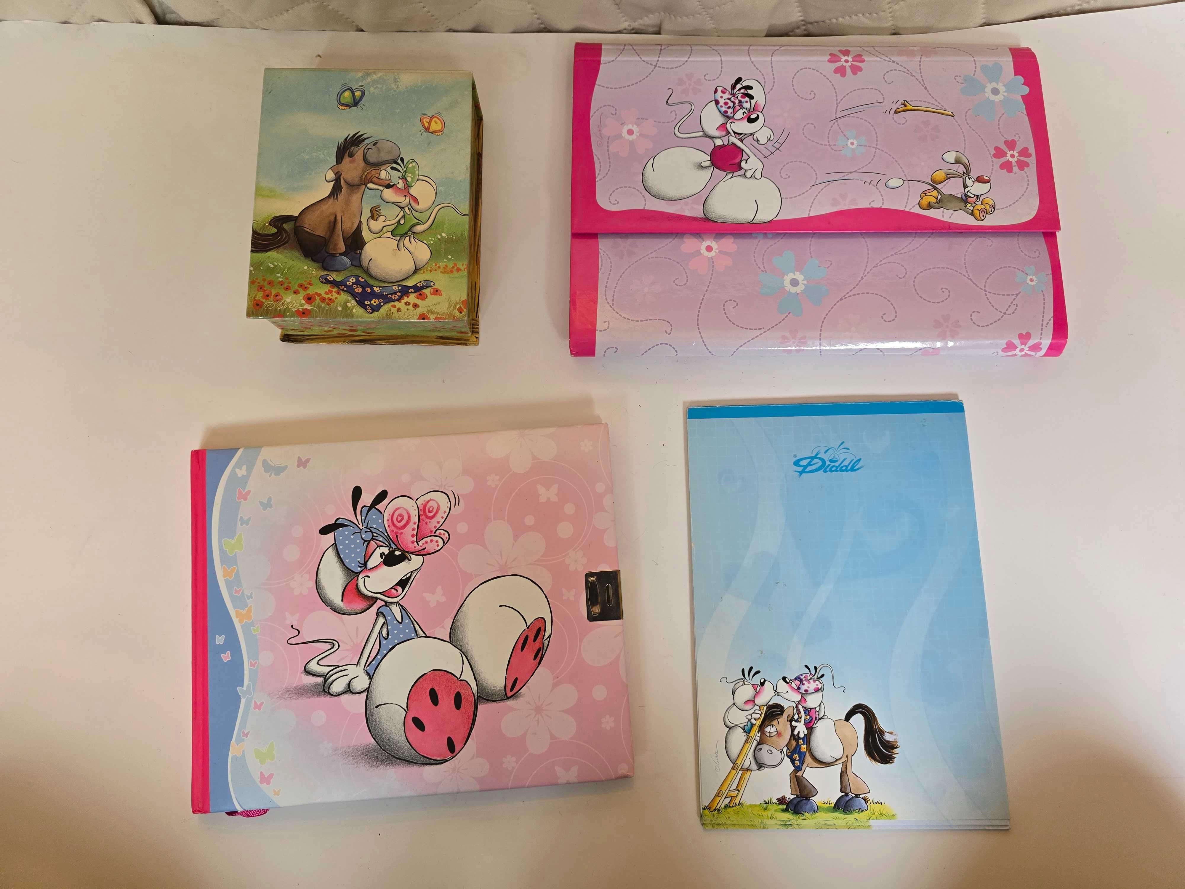 Colectie DIDDL ,cutie bijuterie,sortator,jurnal,bloc