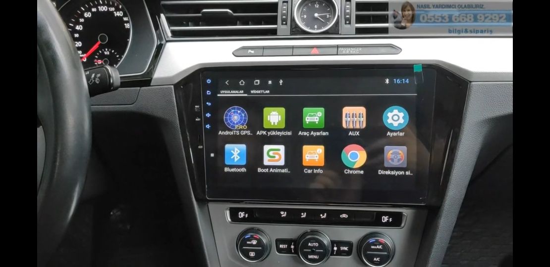 Мултимедия VW 10 инч андроид PASSAT B8 B6 B7 android навигация камера