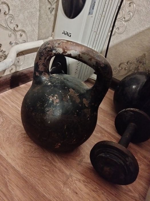 Продаётся гири 24 кг 1 шт.