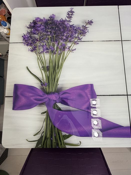 Masa extensibila 130-165/80 cm cu 4 scaune