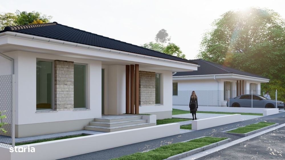 Casă nouă de vânzare –plan parter – Cartier Grigorescu, Oradea