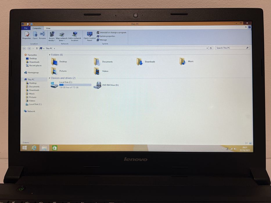 Laptop Lenovo B50 Intel Celeron 2,16 Ghz, 8 Gb Ram