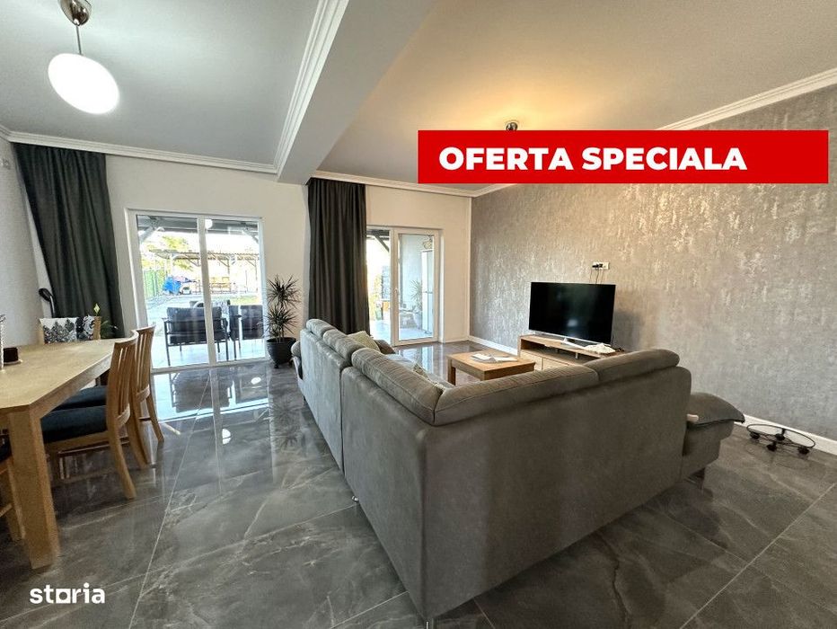 Duplex modern, 4 camere, 111 mp utili, 357 mp teren - Covaci