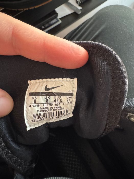 Nike mid black кецове