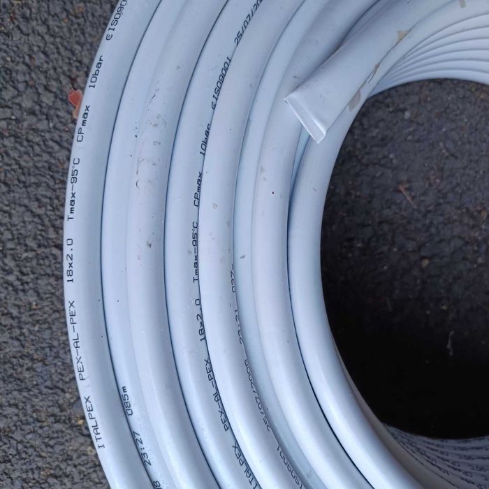 Алуминиева тръба за парно, 18/20 , 100 метра