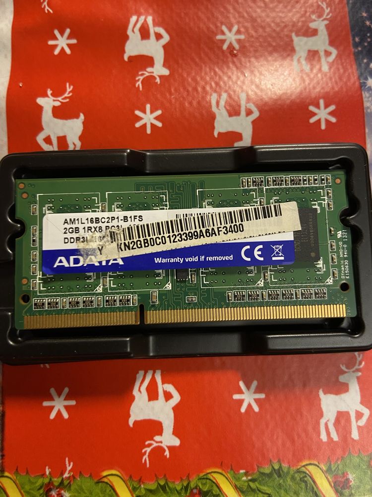Озу Adata DDR3L 1600 2Gb