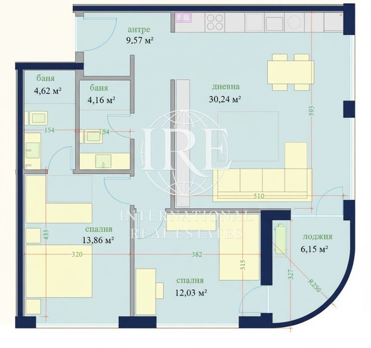 3-стаен в Варна-Трошево площ 115 цена 230000