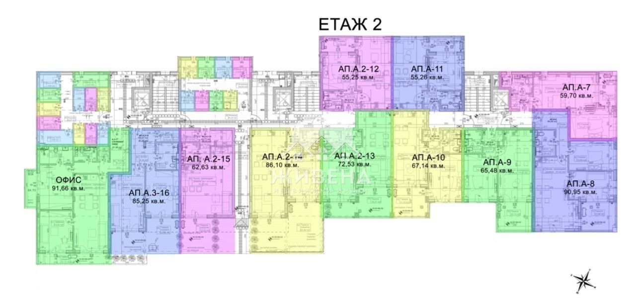 3-стаен апартамент, в строеж, м-т Манастирски рид, 110 кв.м