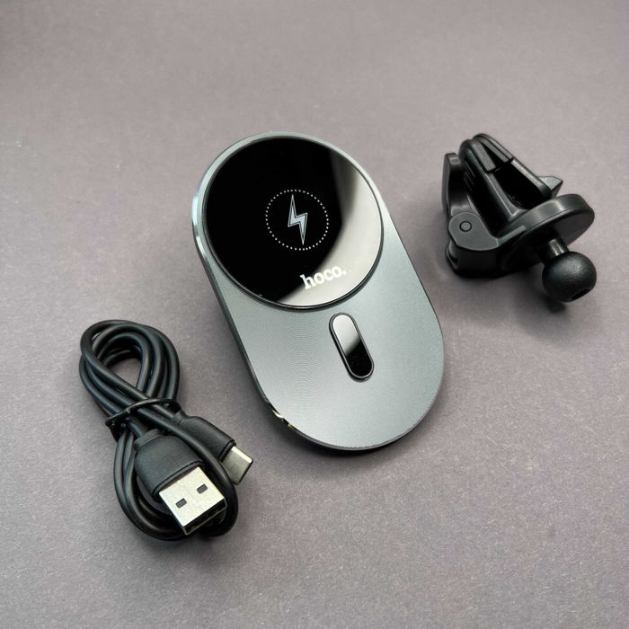 Suport Magsafe cu Incarcator pentru masina, Hoco CA91 Magic