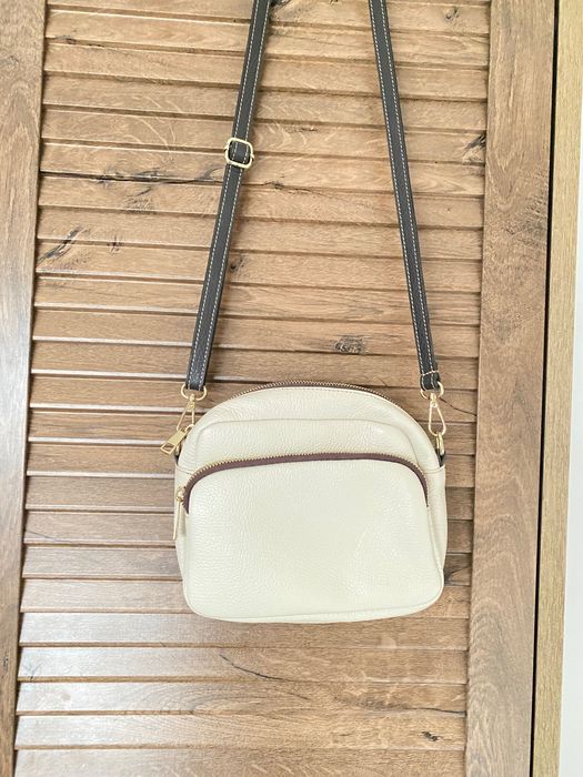 НОВА кожена чанта през рамо