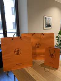 Shopping bag Hermes луксозни хартиени пликове/ торби/ чанти