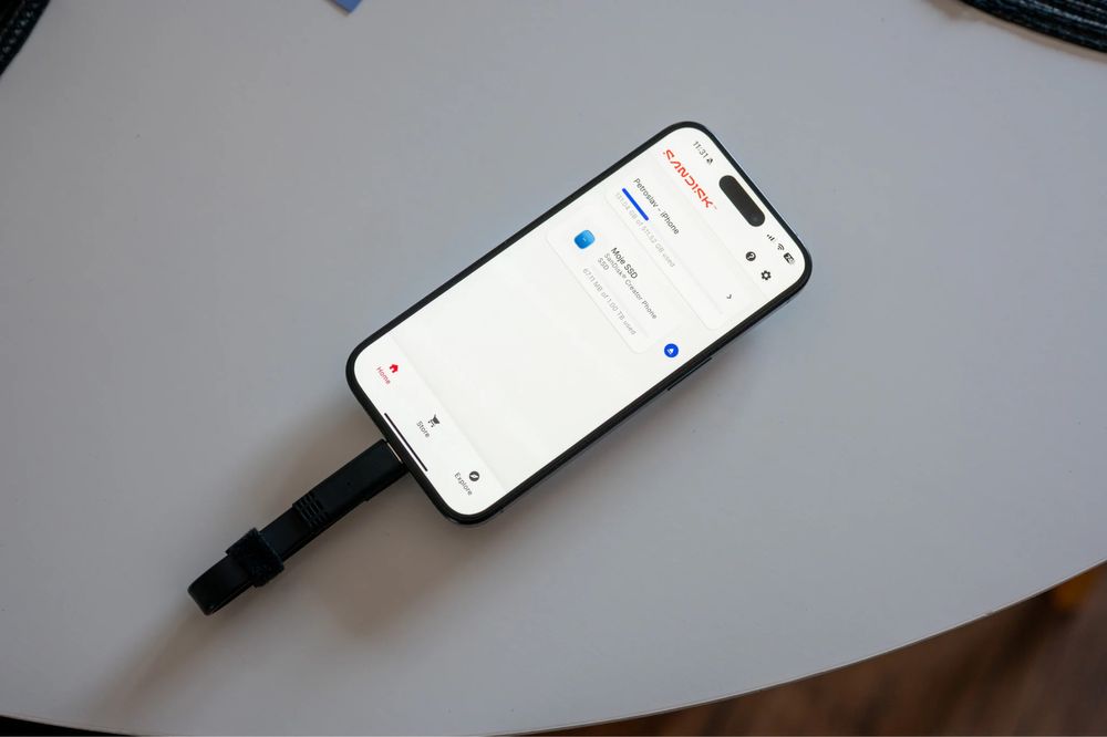 Портативный ssd Sandisk CREATOR SSD