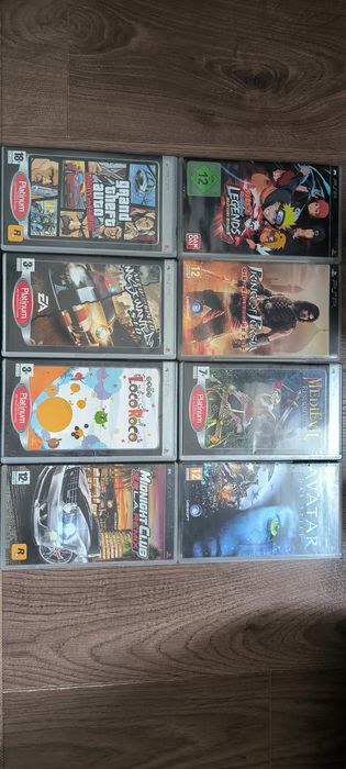 Диски с играми psp