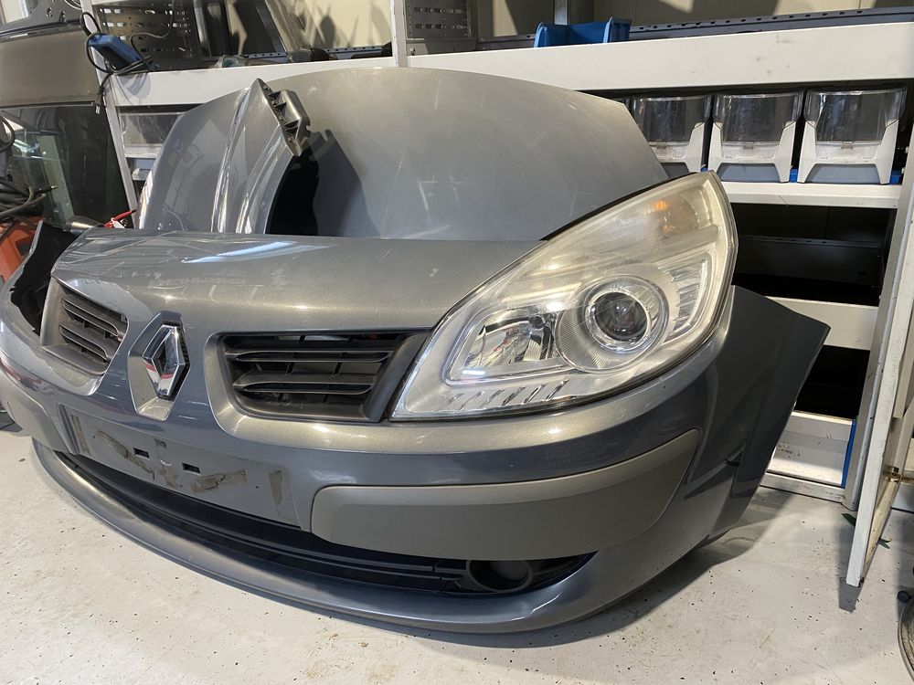 Fata completa Renault Scenic 2 facelift bara capota far aripa trager