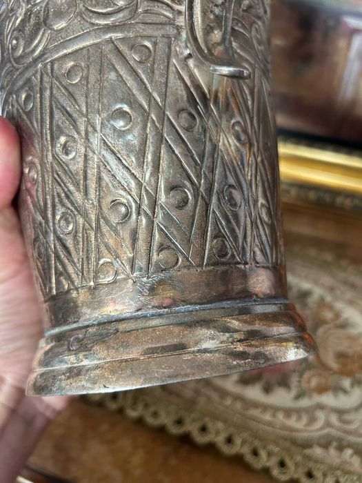 DN978 Vas mare argintat superb 1,76kg 35h 20 diametru