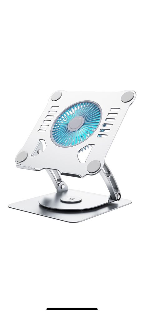 Stand laptop si tableta, rotativ la 360 grade, pliabil si portabil