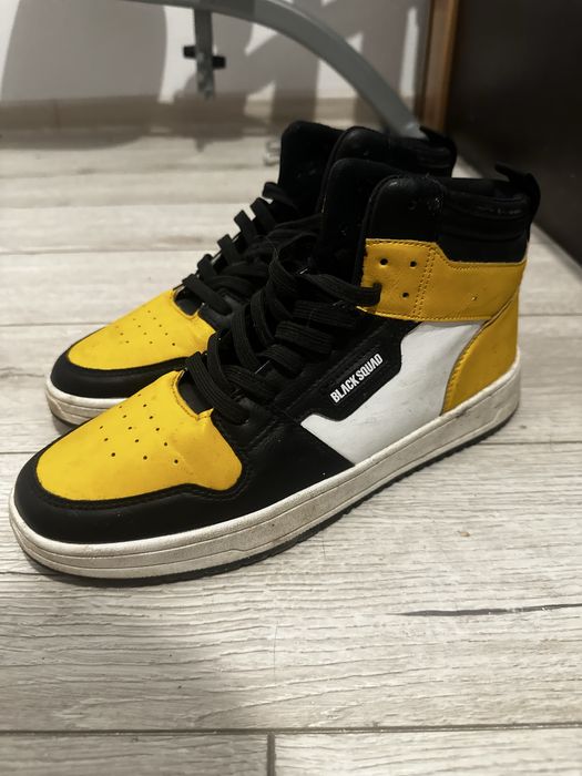 Adidași New Yorker Black Squad, mărimea 42, galben-negru