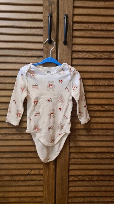 3 body bebelusi, cu motive de Craciun, 86cm