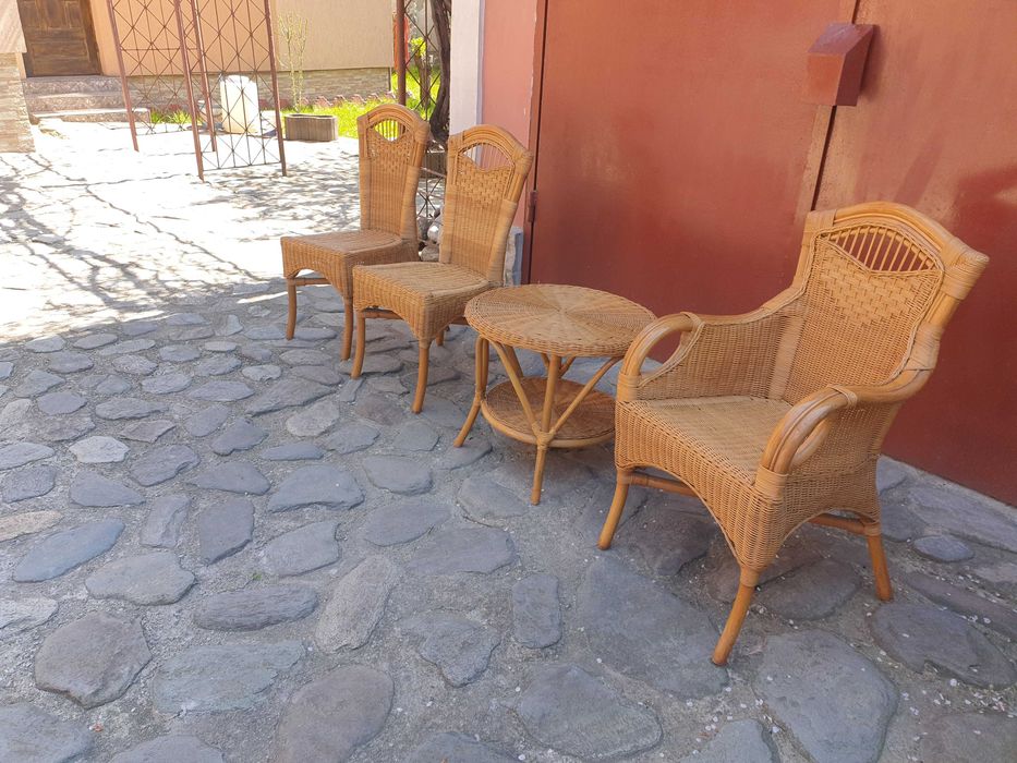 Seturi Scaune ratan + Masuta-terase-filigorii-gragina