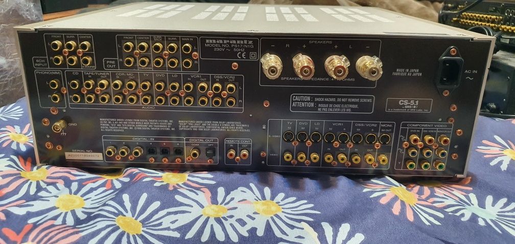 Marantz PS 17 si Pioneer sx 750