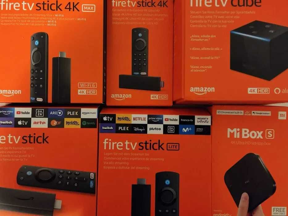 Amazon fire stick 4K si  4K MAX gen 1 si 2 progr TV filme subs RO